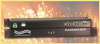 Model 6270 SC Duplex A/B Mirror Switch with Serial Remote Port